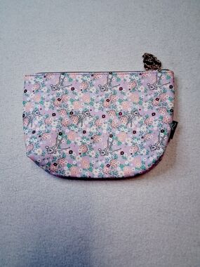 4/20$ Disney Floral Bambi Pink Makeup Pouch
